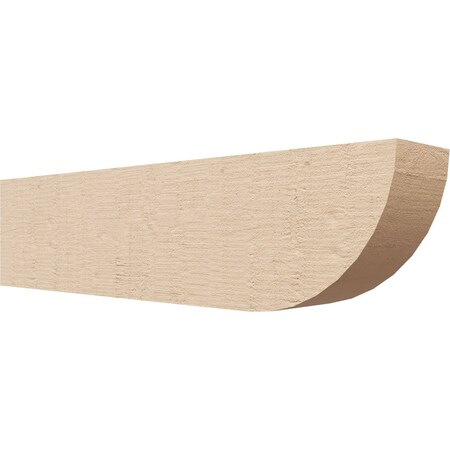 Ekena Millwork 4in. W x 6in. H x 24in. L Durham Woodgrain TimberThane Rafter Tail, Primed Tan RFTUR04X06X24DURRCPR